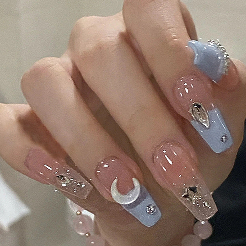 Fake Nails Stars And Moon Maisonore