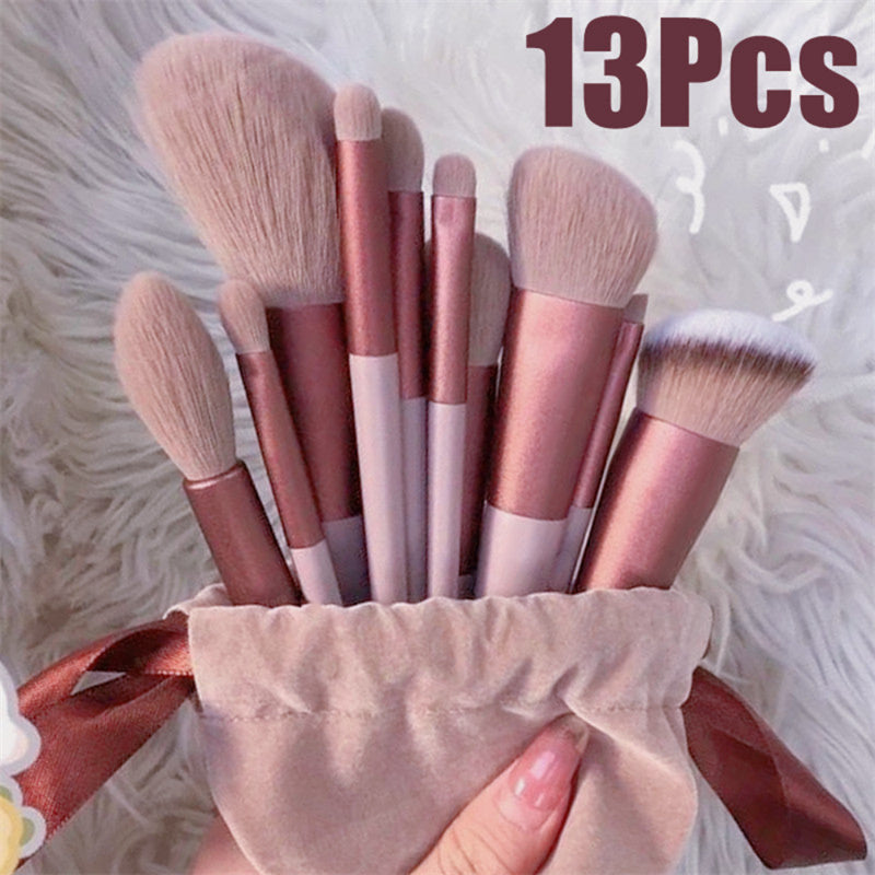 13Pcs Makeup Brush Set Make Up Concealer Brush Blush Powder Brush Eye Shadow Highlighter Foundation Brush Cosmetic Beauty Tools Maisonore