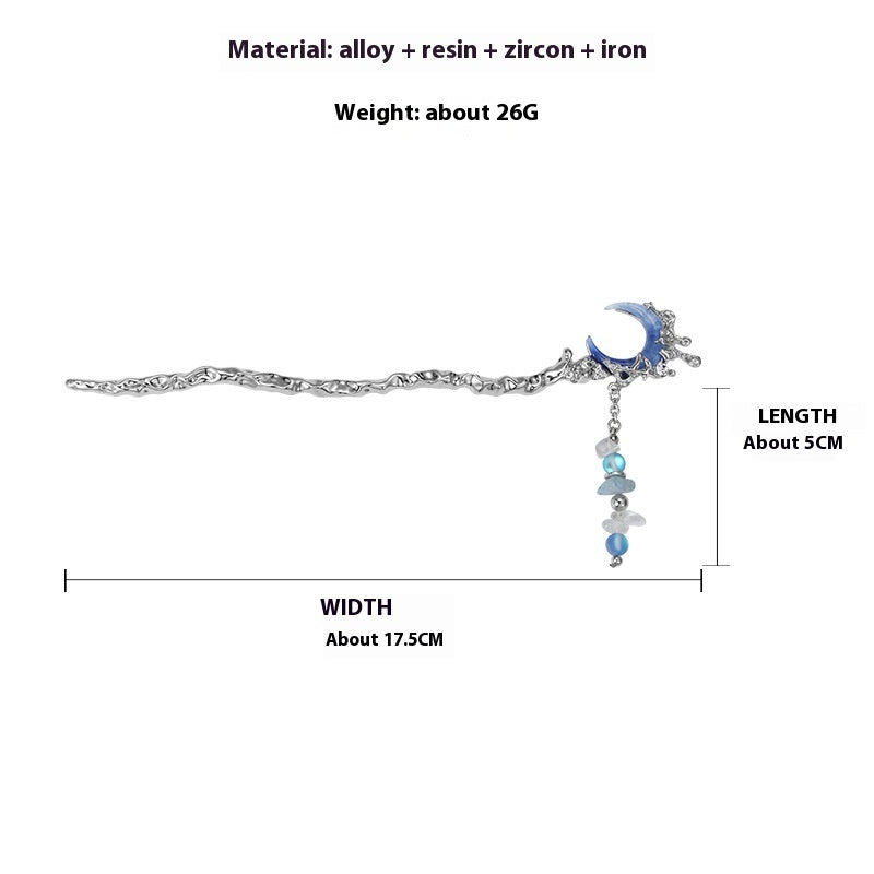 Blue Moon Series Fashion Necklace Earring Ring Maisonore