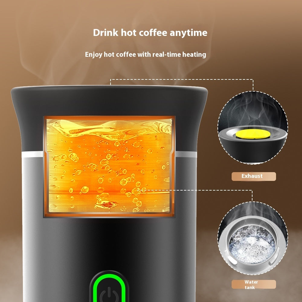 Electric Grinder Coffee Travel Handy 3 In1 Espresso Portable Coffee Espresso Maker Machine Cafe Portable Capsule Coffee Machine Kitchen Gadgets Maisonore