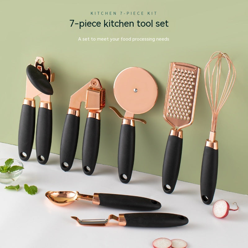 Kitchen Household Peeler Gadget Copper Plating Set Maisonore