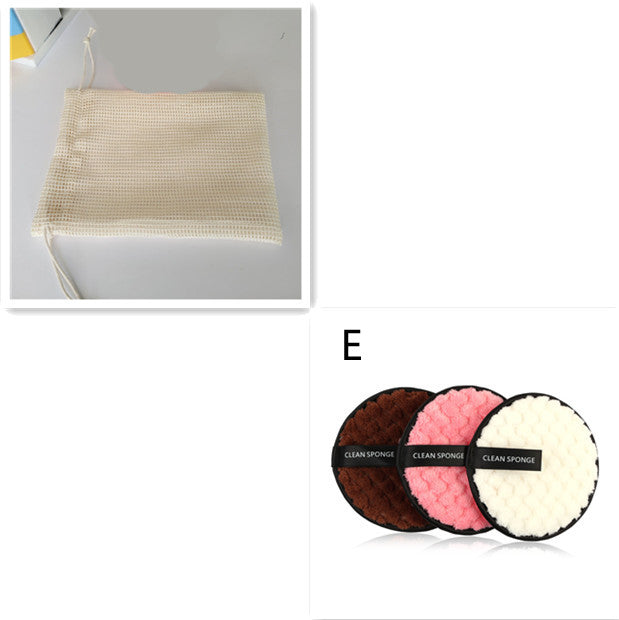 Magic Lazy Man Water Makeup Removing Puff Round Short Hair Wash Face Wash Makeup Sponge Maisonore