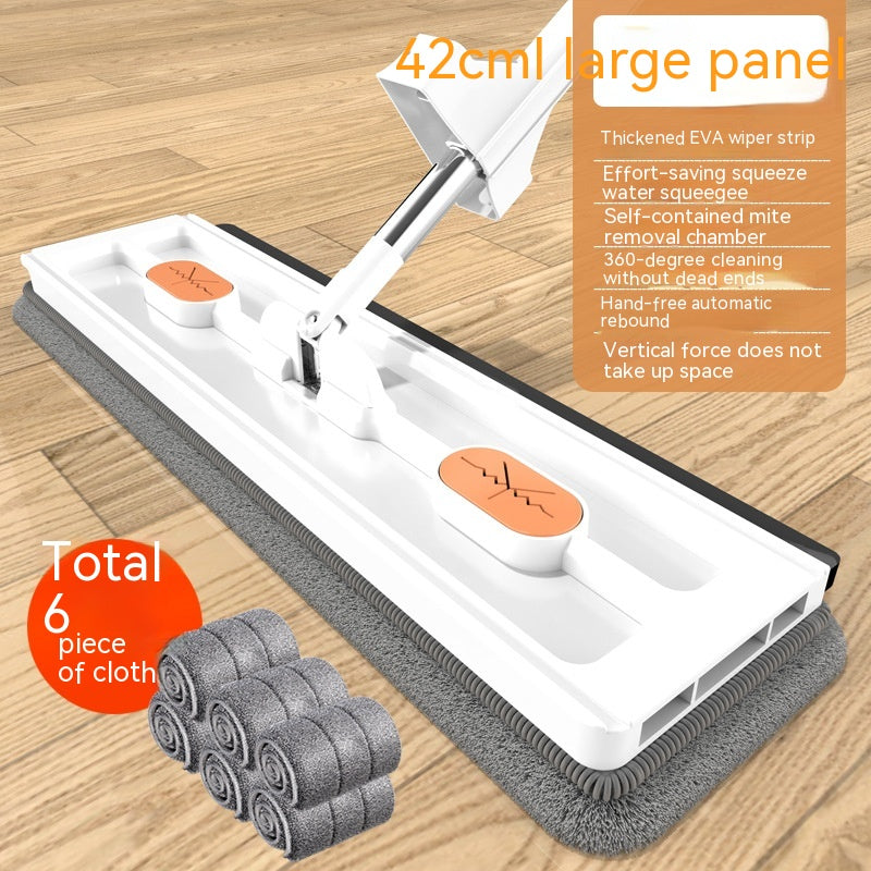 New Style Large Flat Mop 360 Rotating Mop Suitable Various Types Flooring Strong Water Absorption For Home Cleaning Floors maisonore