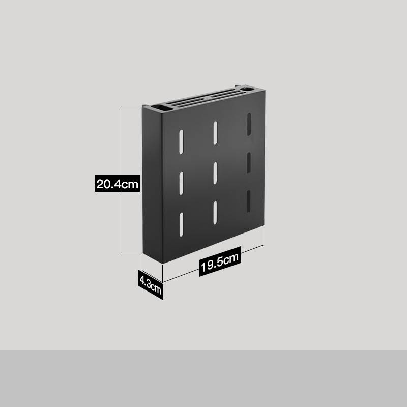 Stainless Steel Kitchen Wall Mounted Kitchen Storage Rack Hole Plate Maisonore