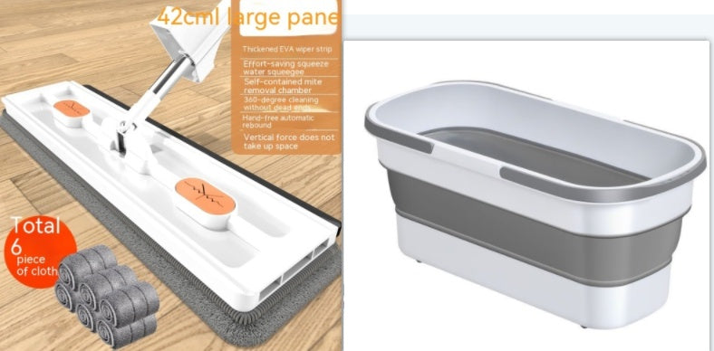 New Style Large Flat Mop 360 Rotating Mop Suitable Various Types Flooring Strong Water Absorption For Home Cleaning Floors maisonore