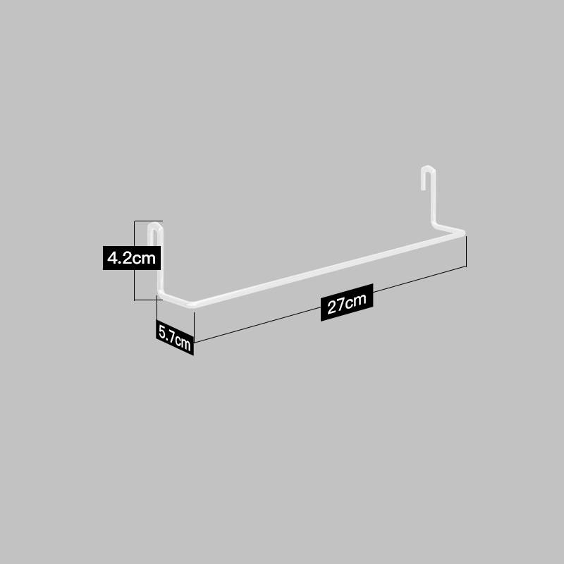 Stainless Steel Kitchen Wall Mounted Kitchen Storage Rack Hole Plate Maisonore