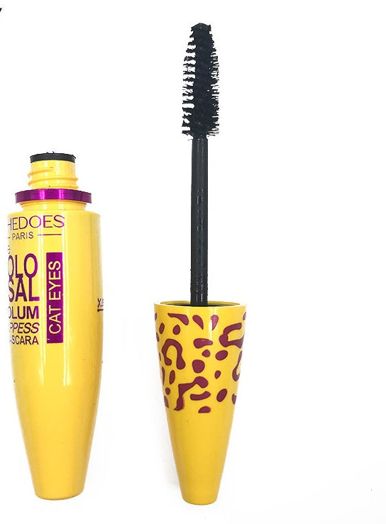 Growth Mascara Leopard-shaped Yellow Tube Thick Curling Waterproof Mascara Maisonore