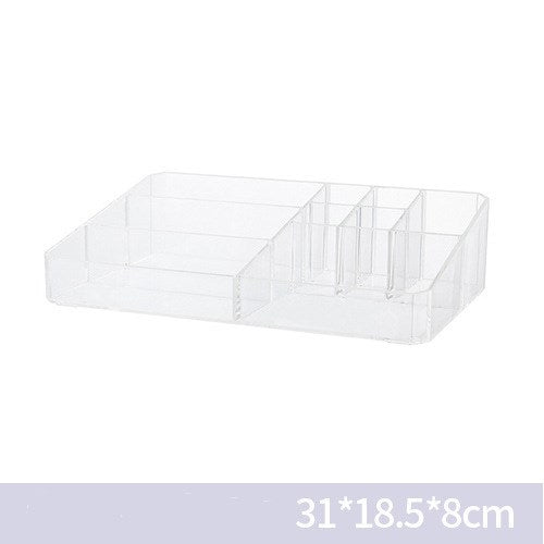 Transparent Plastic Makeup Table Finishing Box, Cosmetic Storage Box Maisonore