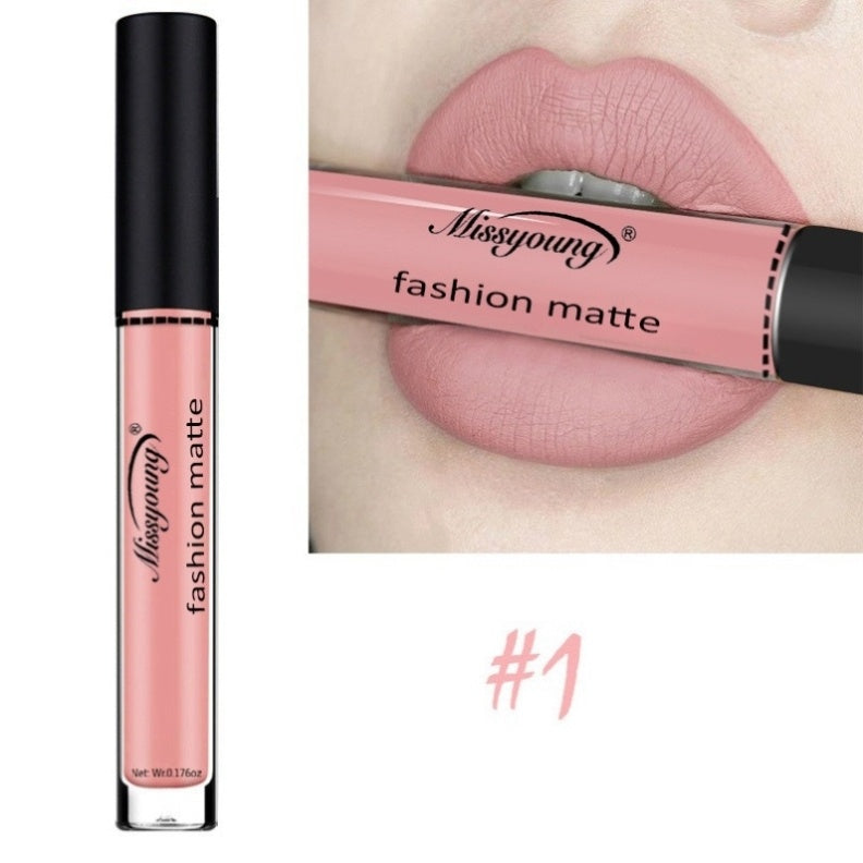 Lip Gloss Liquid Lipstick Non-Stick Cup Matte Makeup Llipstick maisonore shop