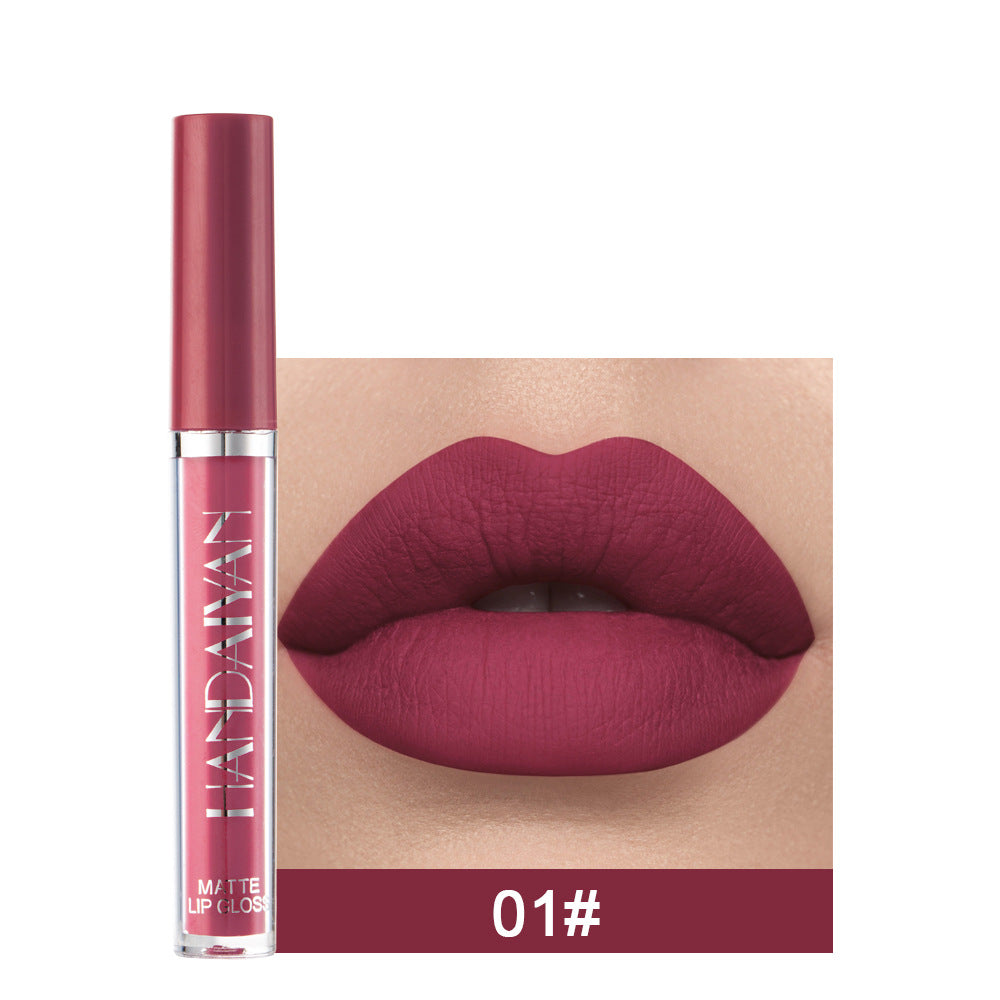 Matte Non-stick Cup Lip Gloss, Non-fading Matte Liquid Lipstick Maisonore