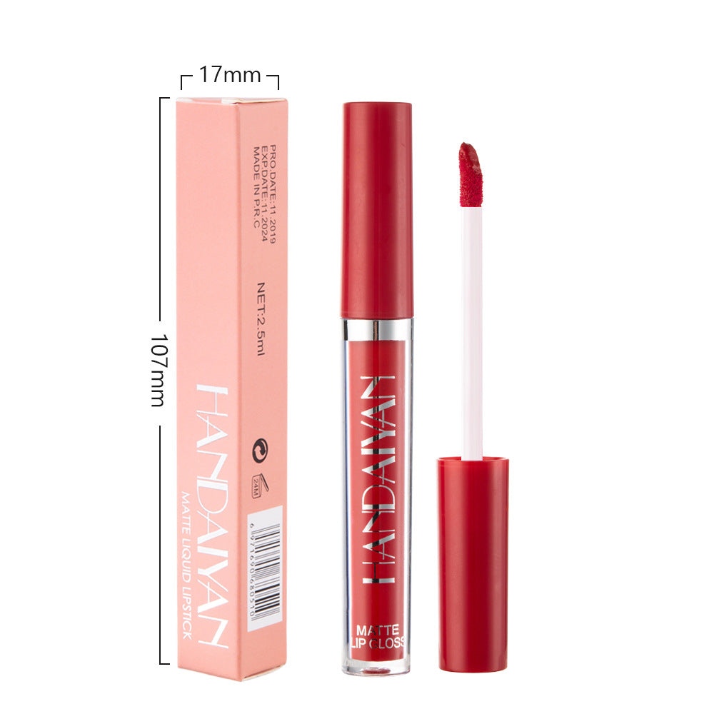 Matte Non-stick Cup Lip Gloss, Non-fading Matte Liquid Lipstick Maisonore