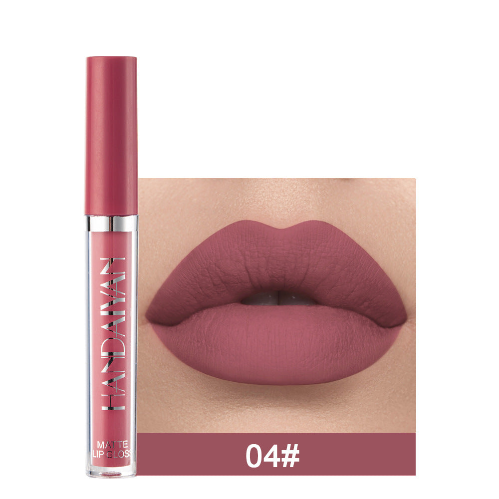 Matte Non-stick Cup Lip Gloss, Non-fading Matte Liquid Lipstick Maisonore