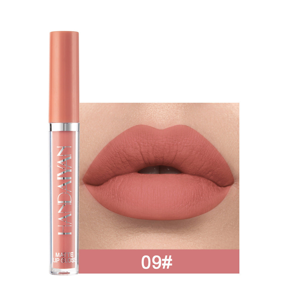 Matte Non-stick Cup Lip Gloss, Non-fading Matte Liquid Lipstick Maisonore
