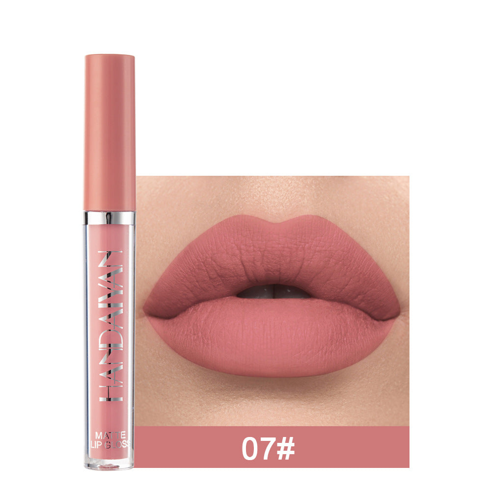 Matte Non-stick Cup Lip Gloss, Non-fading Matte Liquid Lipstick Maisonore