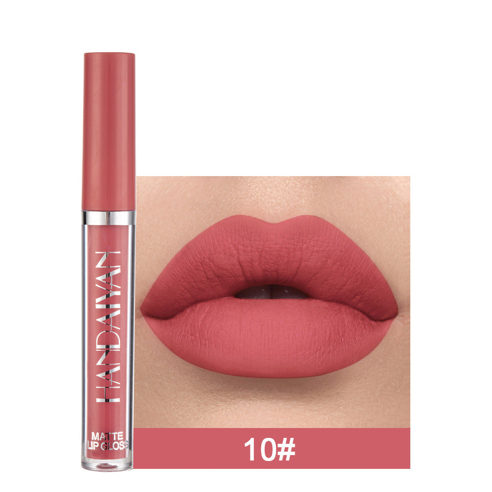 Matte Non-stick Cup Lip Gloss, Non-fading Matte Liquid Lipstick Maisonore
