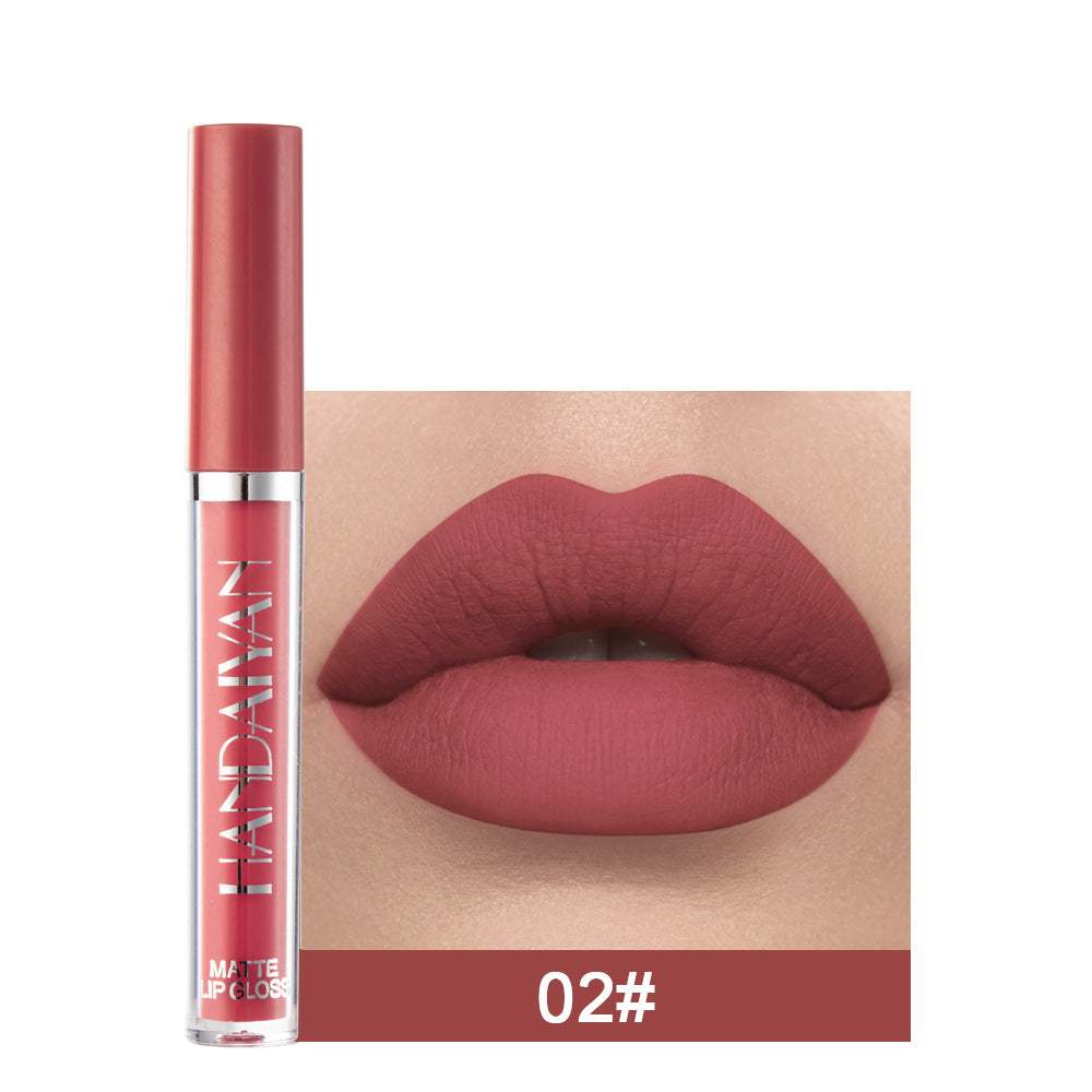 Matte Non-stick Cup Lip Gloss, Non-fading Matte Liquid Lipstick Maisonore