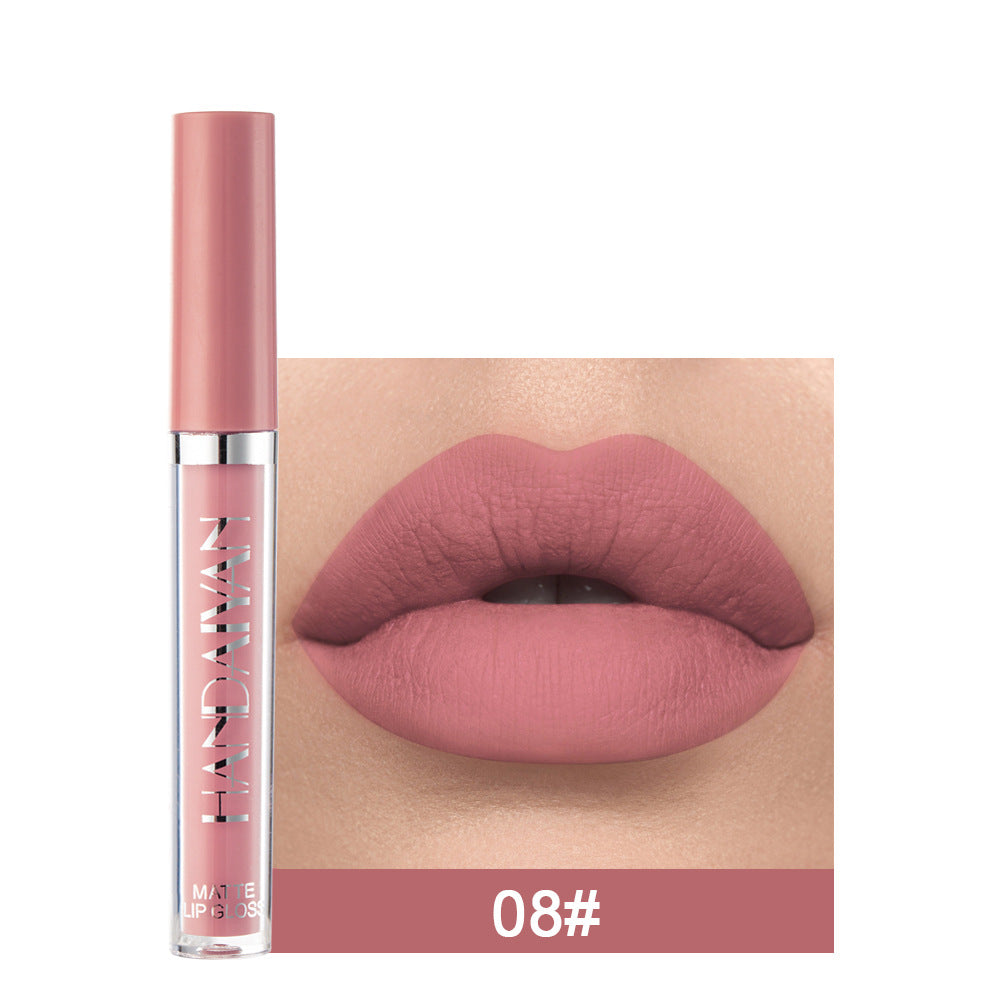 Matte Non-stick Cup Lip Gloss, Non-fading Matte Liquid Lipstick Maisonore