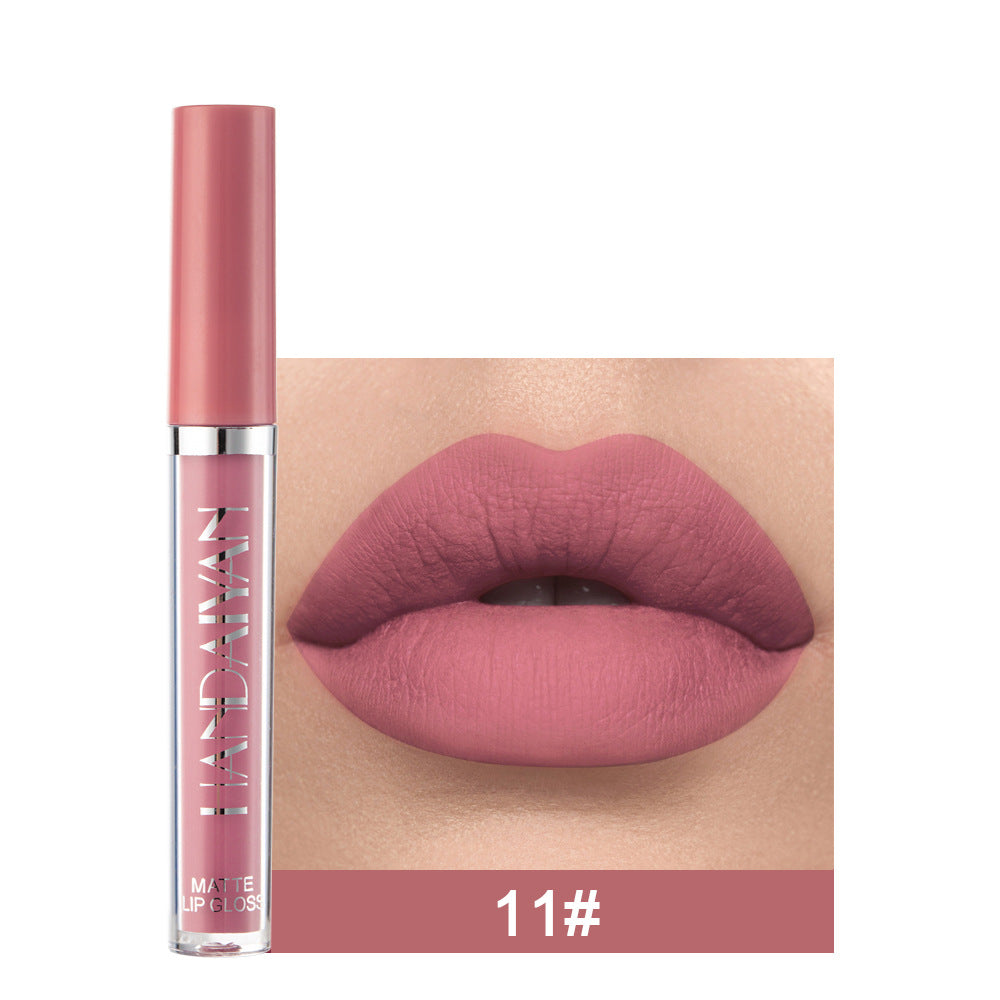 Matte Non-stick Cup Lip Gloss, Non-fading Matte Liquid Lipstick Maisonore
