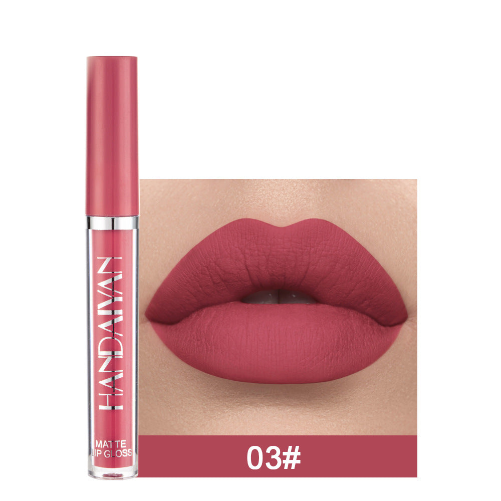 Matte Non-stick Cup Lip Gloss, Non-fading Matte Liquid Lipstick Maisonore