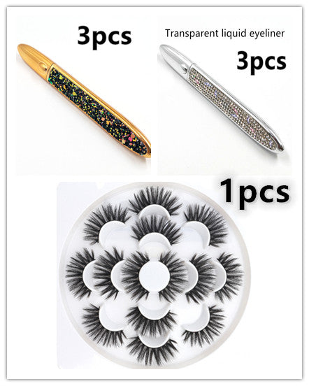 False Eyelashes Self-adhesive Eyeliner Multicolor Maisonore