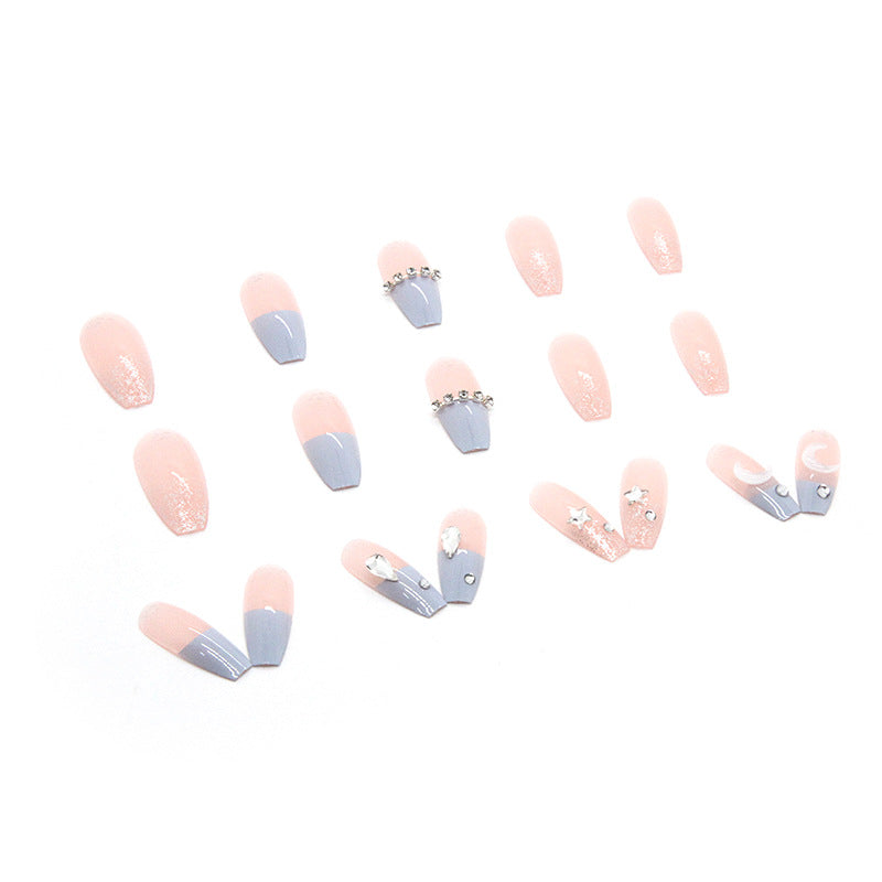 Fake Nails Stars And Moon Maisonore