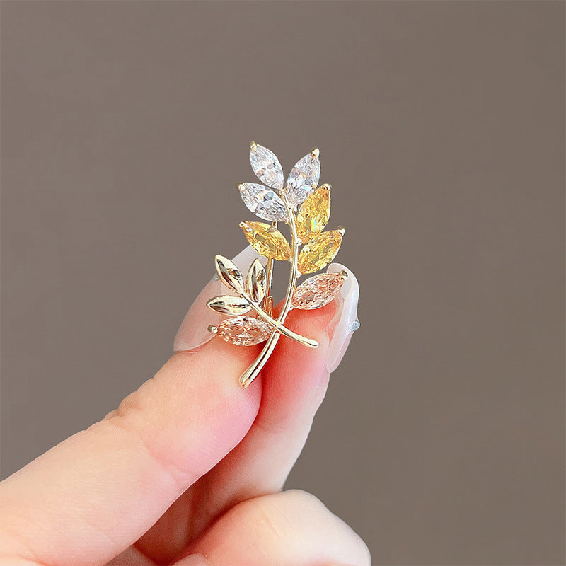 New Alloy Brooch High Sense Niche High-end Pin Coat Suit High-end All-match Corsage Maisonore