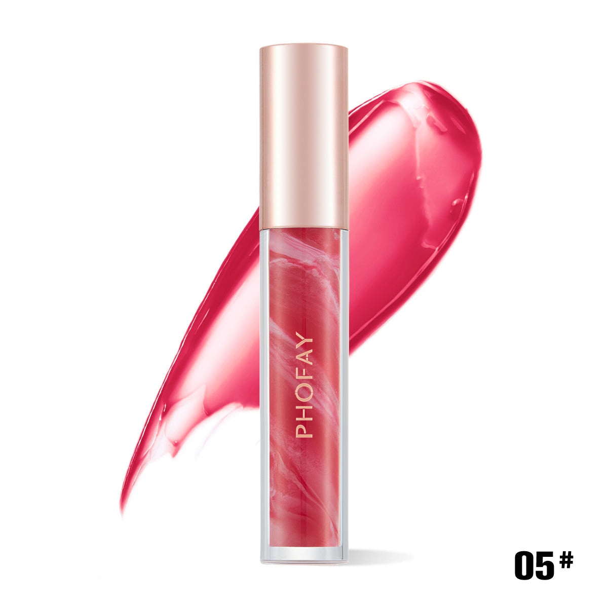 PHOFAY Rose Blooming Hydrating Lip Gloss Maisonore