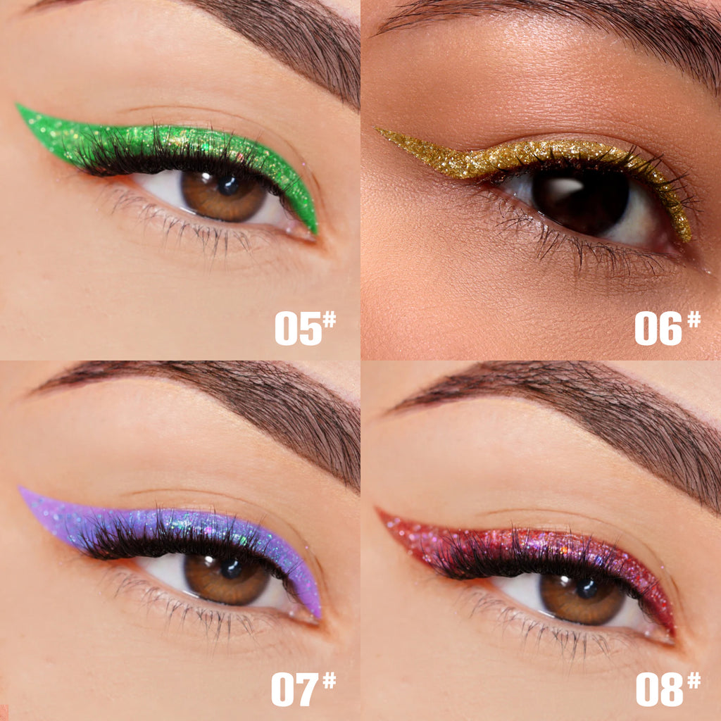 PHOFAY Liquid Glitter Eyeliner Set Maisonore