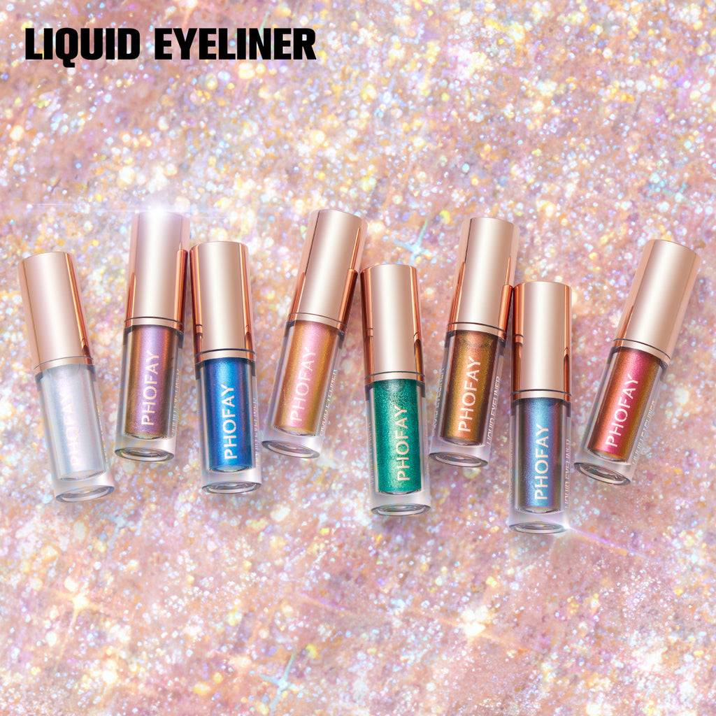 PHOFAY Liquid Glitter Eyeliner Set Maisonore