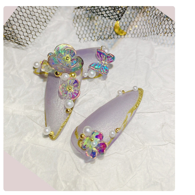 Flower Butterfly Nail Maisonore