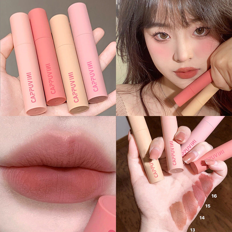 Lipstick Lip Glaze Cream Apricot Lipstick Maisonore