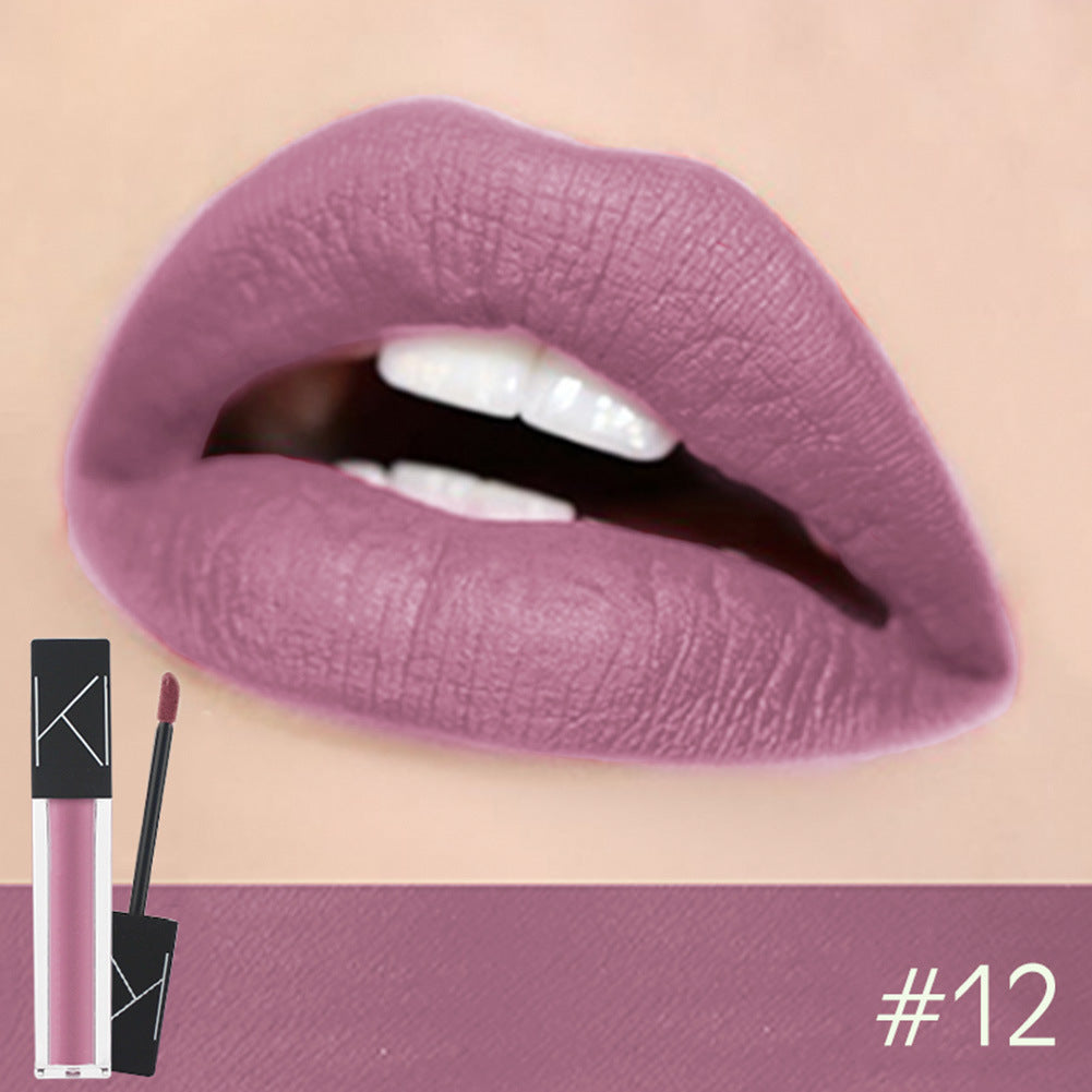 KIMUSE Makeup Matte Smooth Lipstick Liquid Lipstick Matte Waterproof Lips Makeup Cosmetic Long Lasting Matte Lipstick Makeup Maisonore