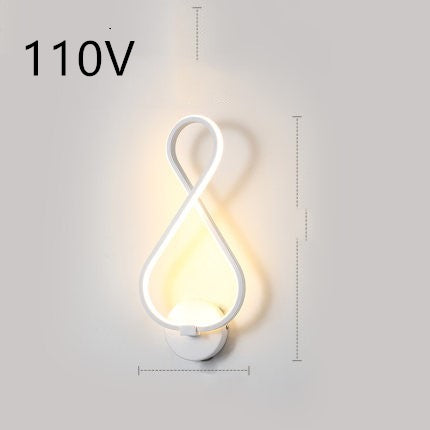 led wall lamp nordic minimalist bedroom bedside lamp Maisonore