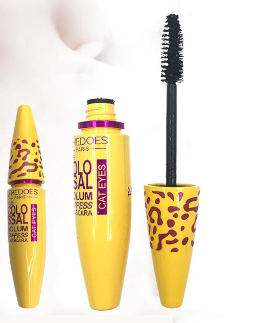Growth Mascara Leopard-shaped Yellow Tube Thick Curling Waterproof Mascara Maisonore