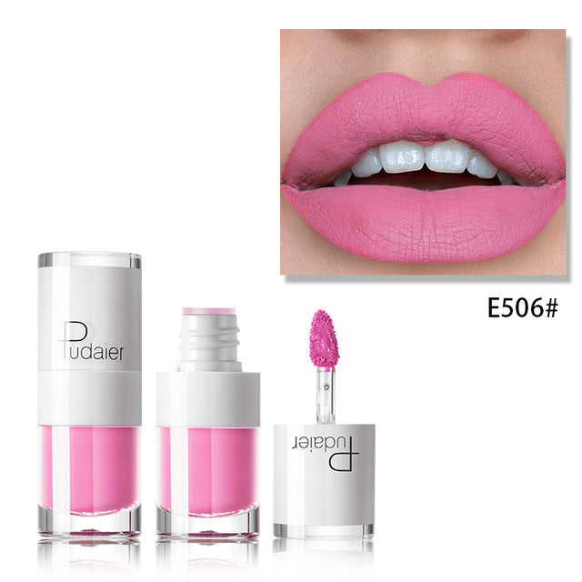 Lipstick 16 color white bottle matte lip gloss lasting moisturizing Maisonore