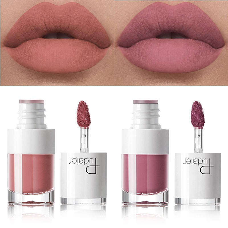 Lipstick 16 color white bottle matte lip gloss lasting moisturizing Maisonore