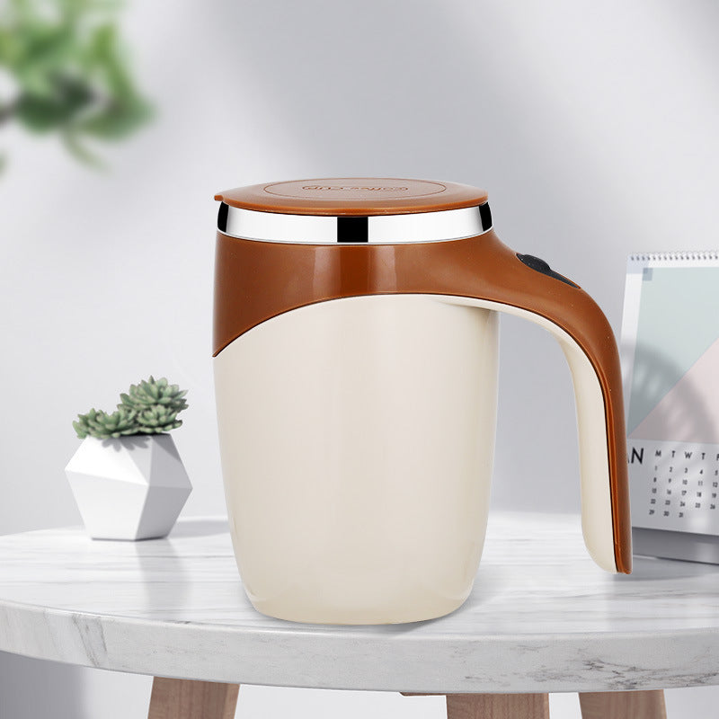 Rechargeable Model Automatic Stirring Cup Coffee Cup High Value Electric Stirring Cup Lazy Milkshake Rotating Magnetic Water Cup maisonore
