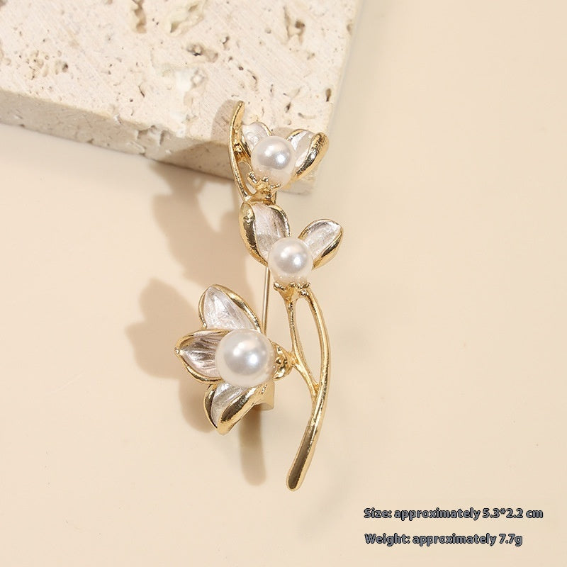 New Alloy Brooch High Sense Niche High-end Pin Coat Suit High-end All-match Corsage Maisonore