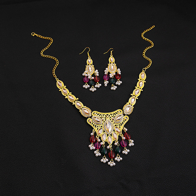 European And American Luxurious Exaggerating Jewelry Suit Retro maisonore shop