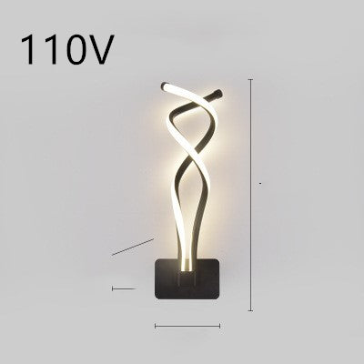 led wall lamp nordic minimalist bedroom bedside lamp Maisonore