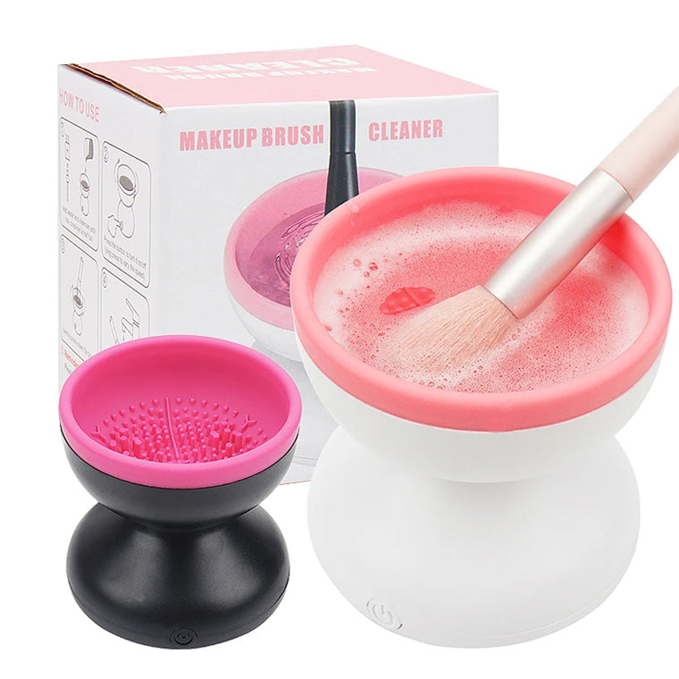 Electric Makeup Brush Cleaner Machine Portable Automatic USB Cosmetic Brush Cleaner Tools For All Size Beauty Makeup Brushes Set maisonore shop