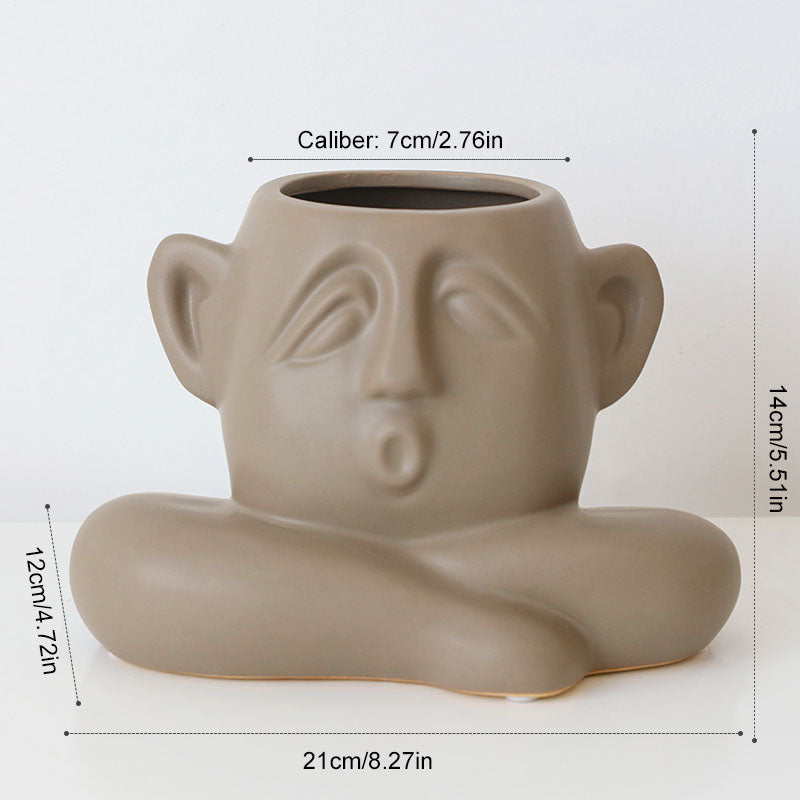 Ceramic vase decoration Maisonore