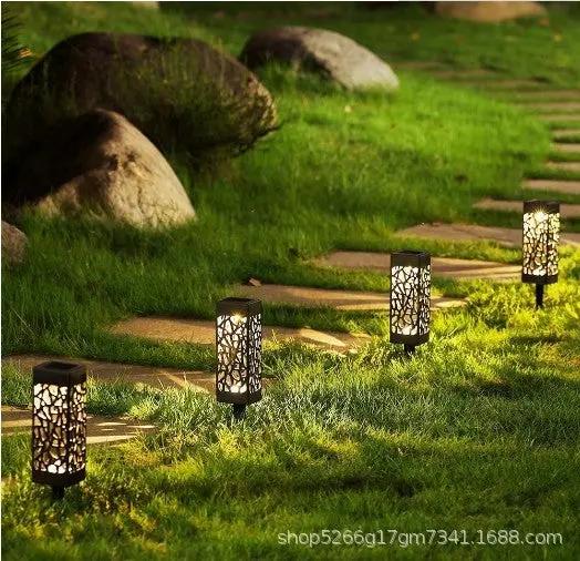 Solar Garden Pathway Lights Lawn Lamp For Garden Lantern Decoration Outdoor Path Light Wireless Waterproof Night Led Solar Lamp Maisonora