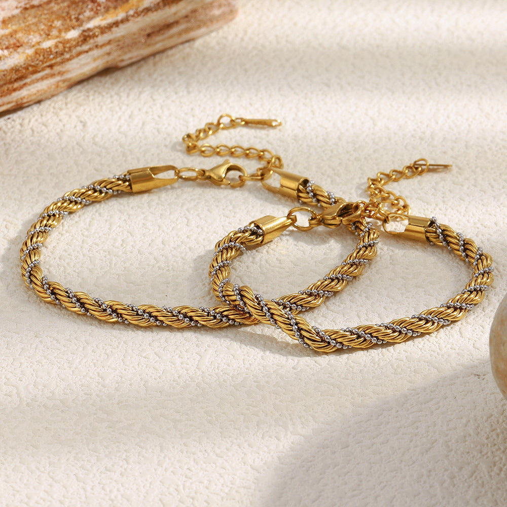 Anklet Twist Beads Winding Bracelet Maisonore