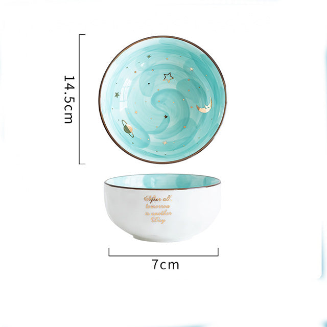 Ceramic Breakfast Salad Bowl With Cute Eating Bowl Maisonore
