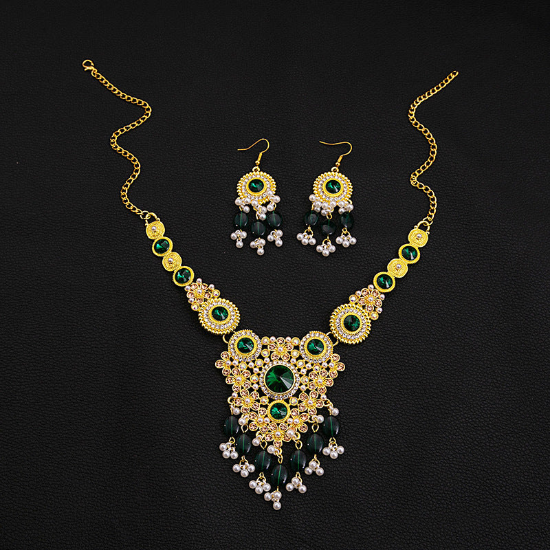 European And American Luxurious Exaggerating Jewelry Suit Retro maisonore shop