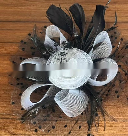 Headwear Bridal Hair Accessories Mesh Billycock Headband Maisonore