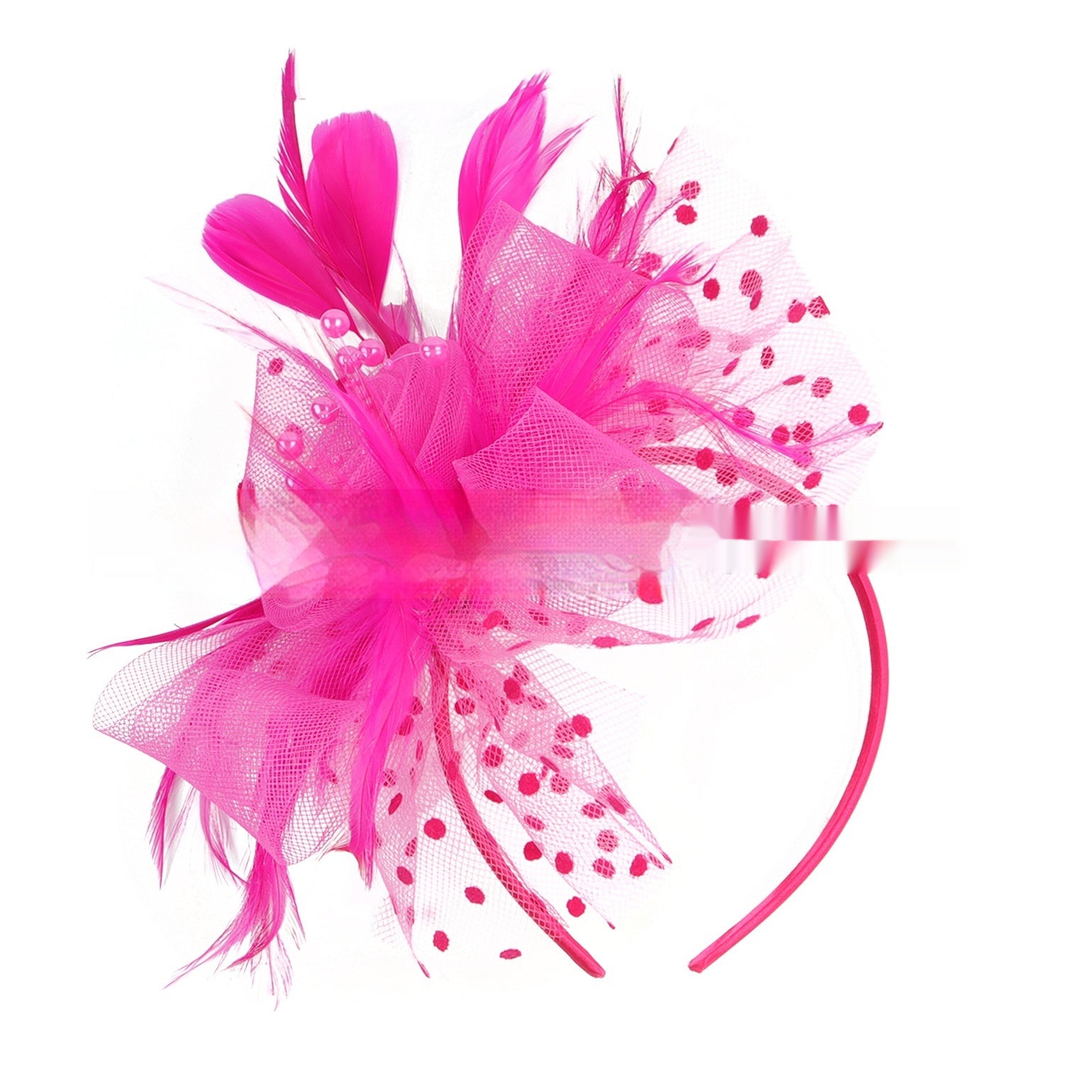 Headwear Bridal Hair Accessories Mesh Billycock Headband Maisonore