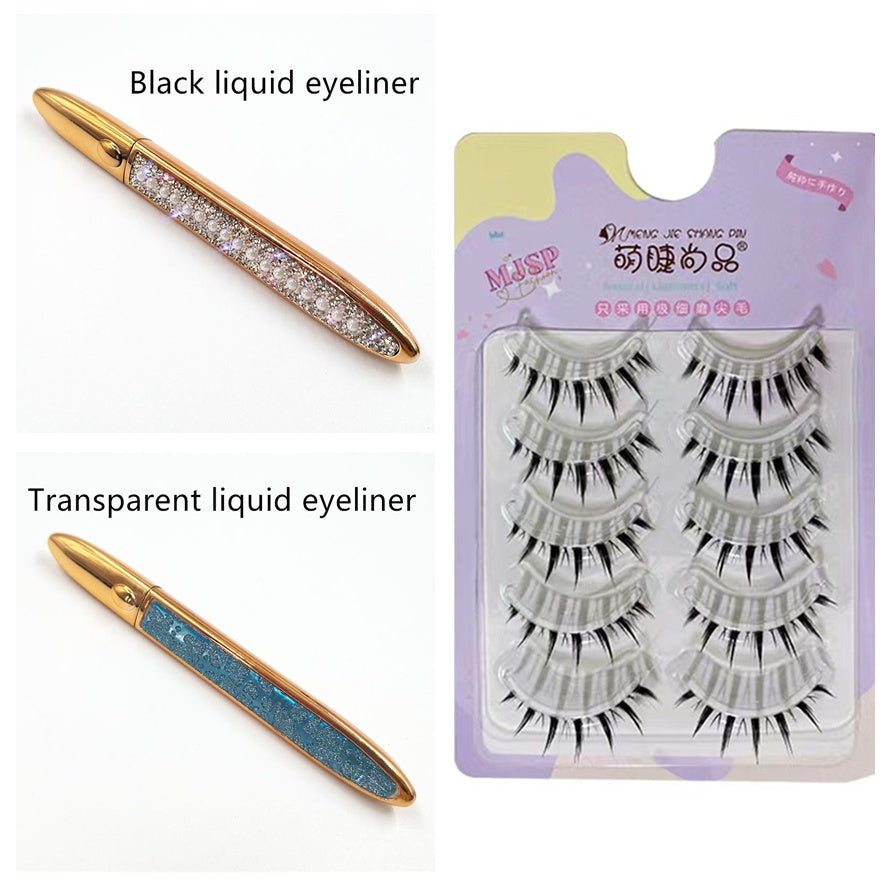 False Eyelashes Self-adhesive Eyeliner Multicolor Maisonore