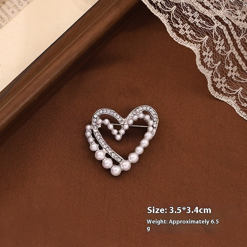 New Alloy Brooch High Sense Niche High-end Pin Coat Suit High-end All-match Corsage Maisonore
